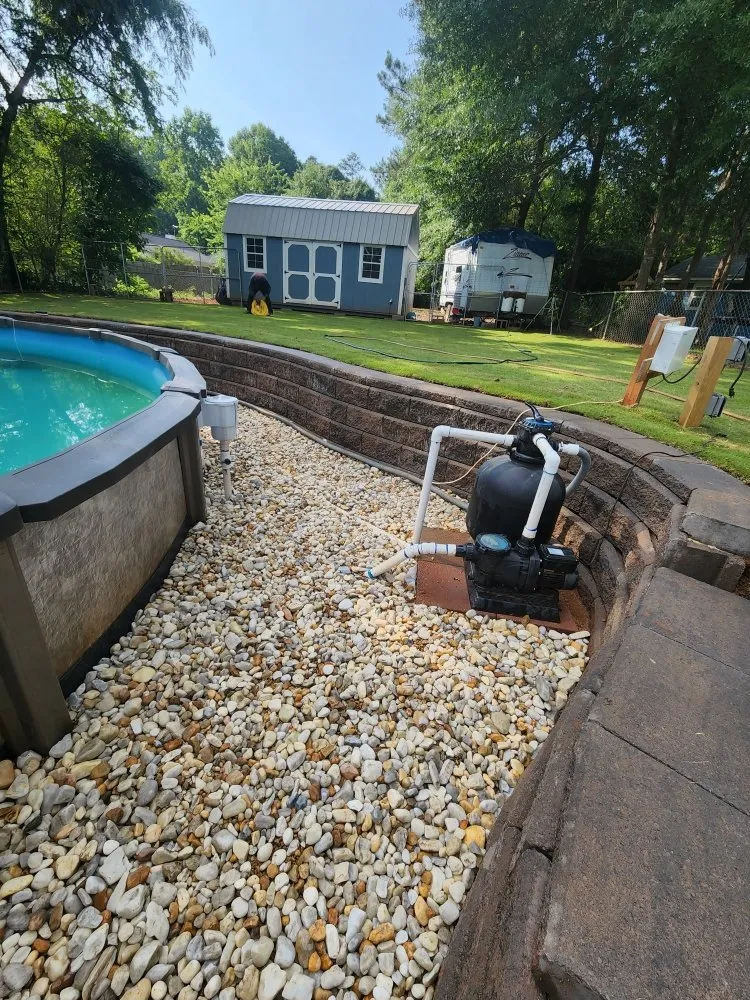 Reliable landscape design for homes in Canton, GA by Ramirez Jr Landscaping