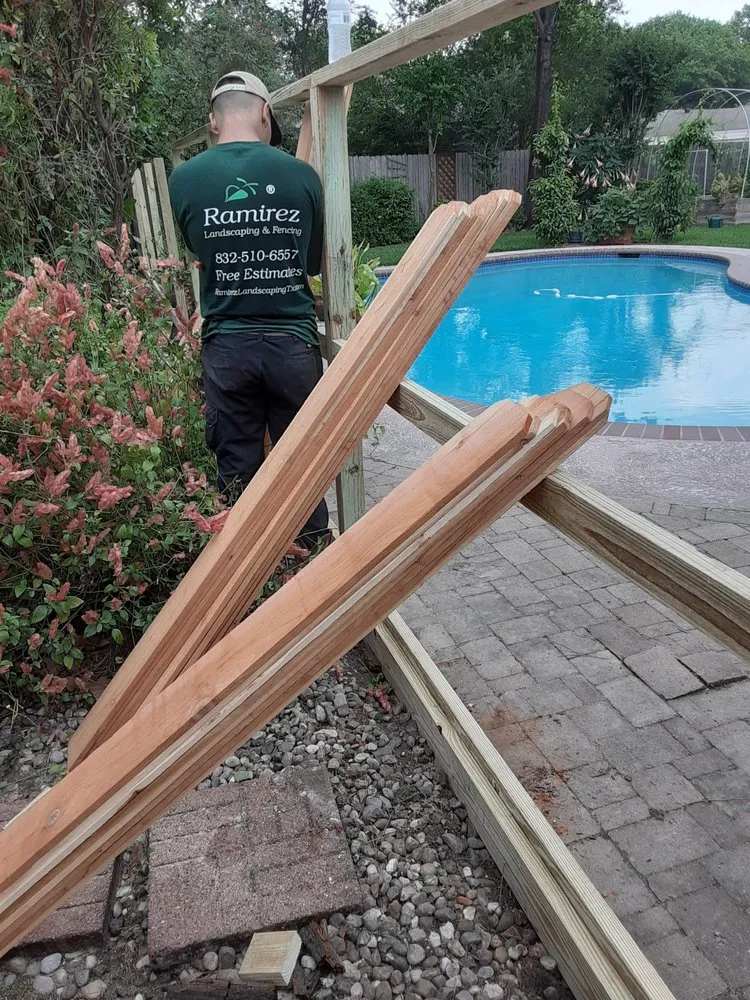 Reliable garden landscaping for year-round maintenance in Conroe, TX by Ramirez Landscaping & Fencing