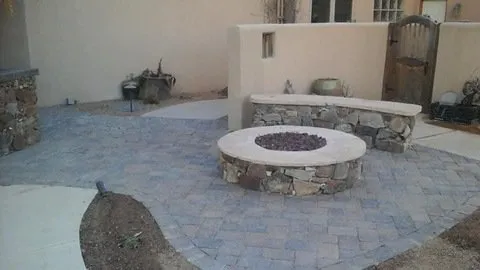 Affordable lawn mowing service with custom design in Albuquerque, NM by Ramirez Landscaping