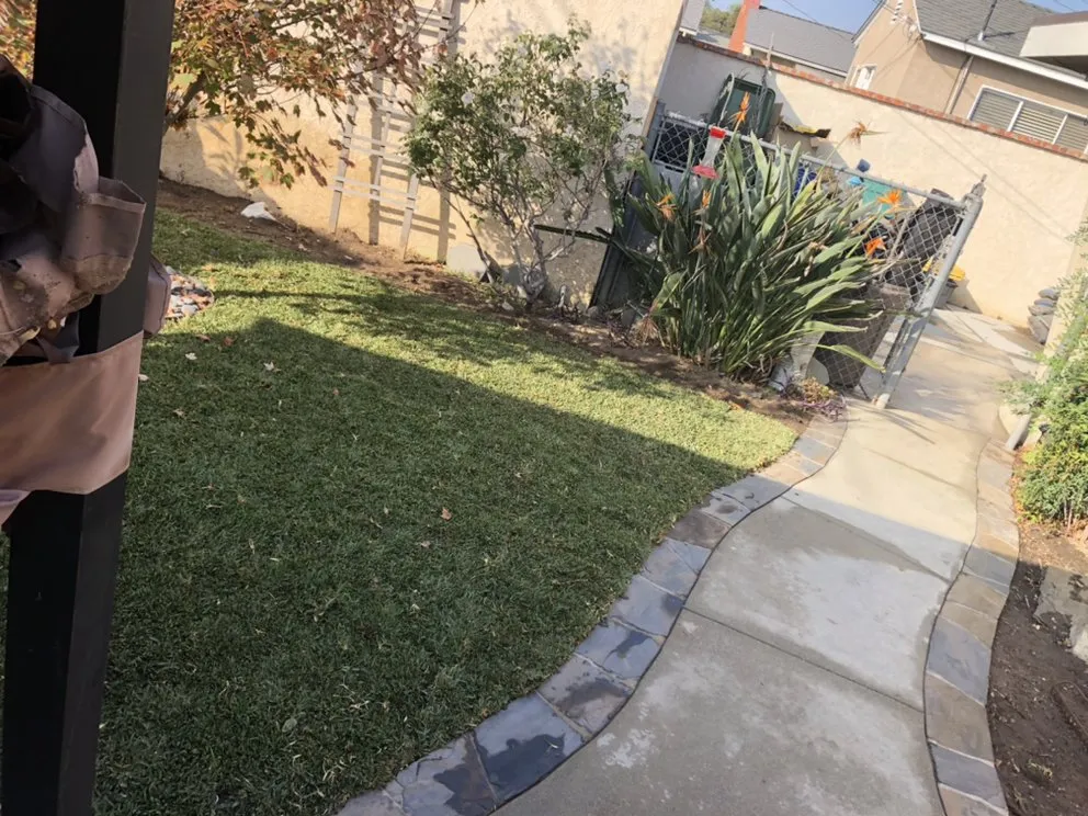 Local landscape installation in Long Beach, CA by Ramirez Landscaping