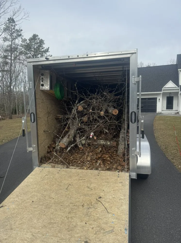 Custom landscape installation in Portland, ME by Ramirez Landscaping