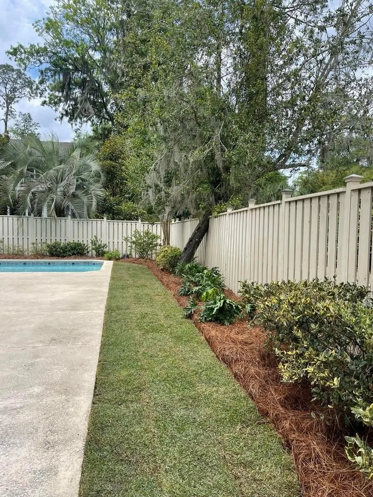Custom garden landscaping in Savannah, GA by Ramirez Landscaping