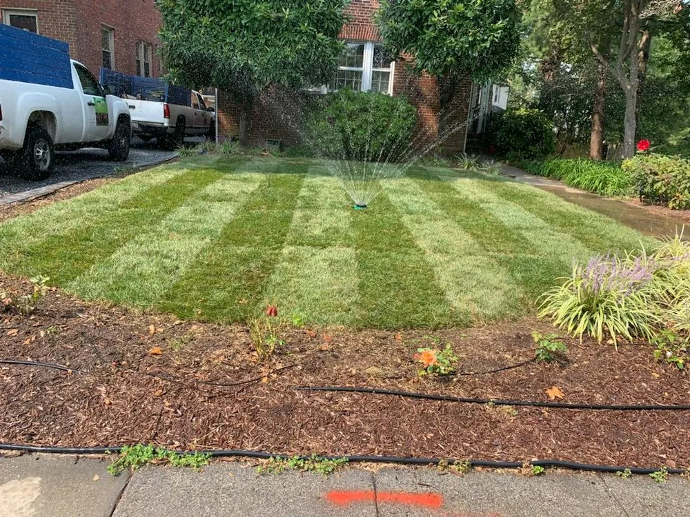 Custom lawn mowing service for homes in Silver Spring, MD by Ramirez Landscaping
