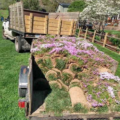 Local outdoor landscaping with custom design in Hendersonville, NC by Ramirez Lawn & Landscaping