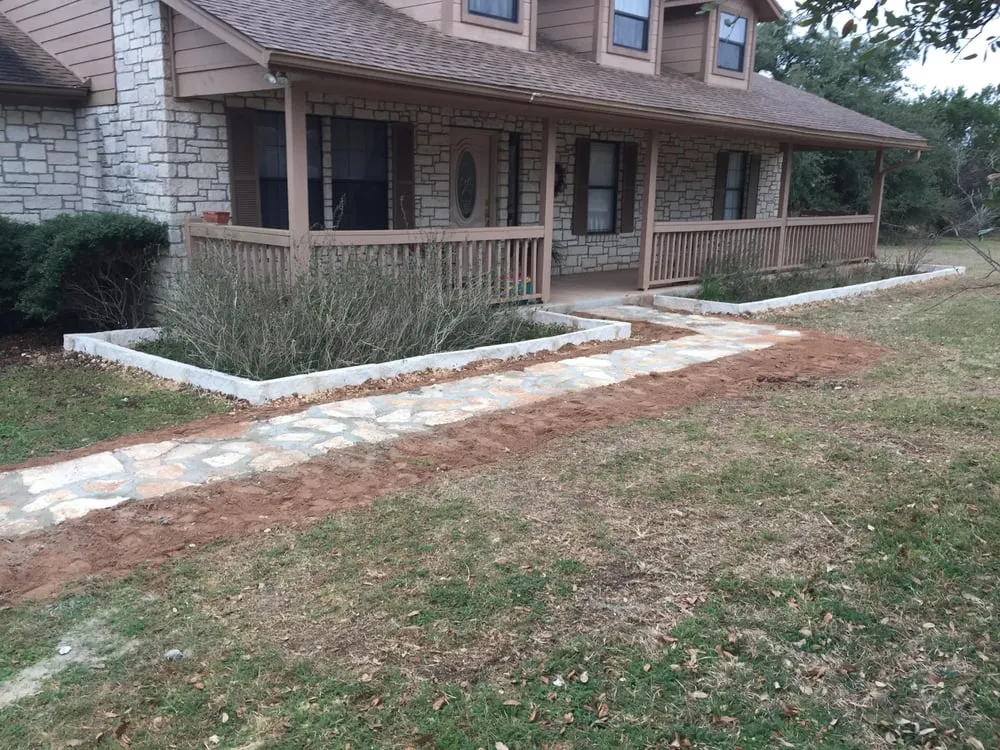 Expert landscape installation for residential properties in San Marcos, TX by Ramirez Lawn & Landscaping