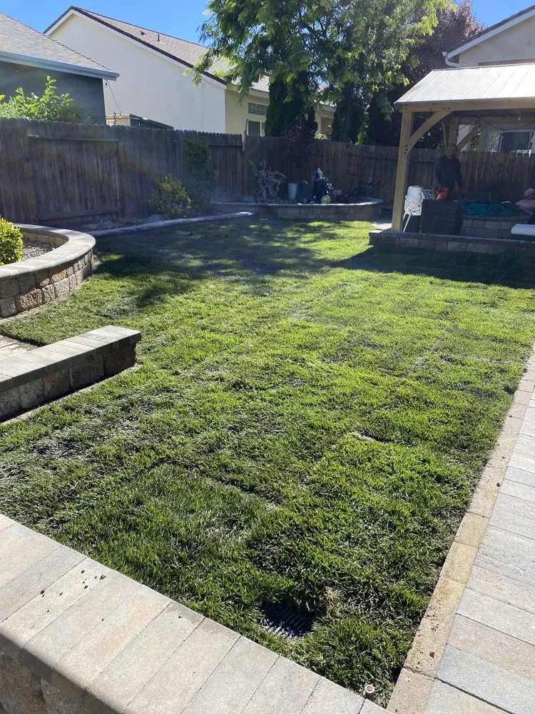 Custom garden landscaping with custom design across Carson City, NV - Ramirez Lawn Care and Maintenance