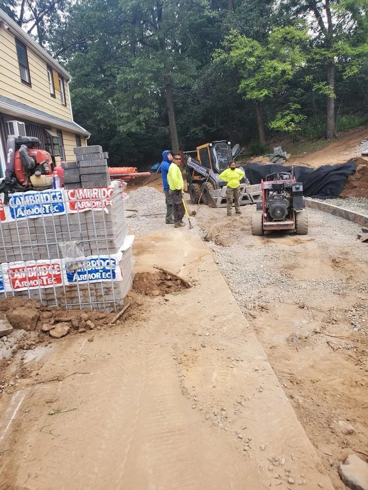 Custom landscape design in Passaic, NJ by Ramirez Lawn Maintenance