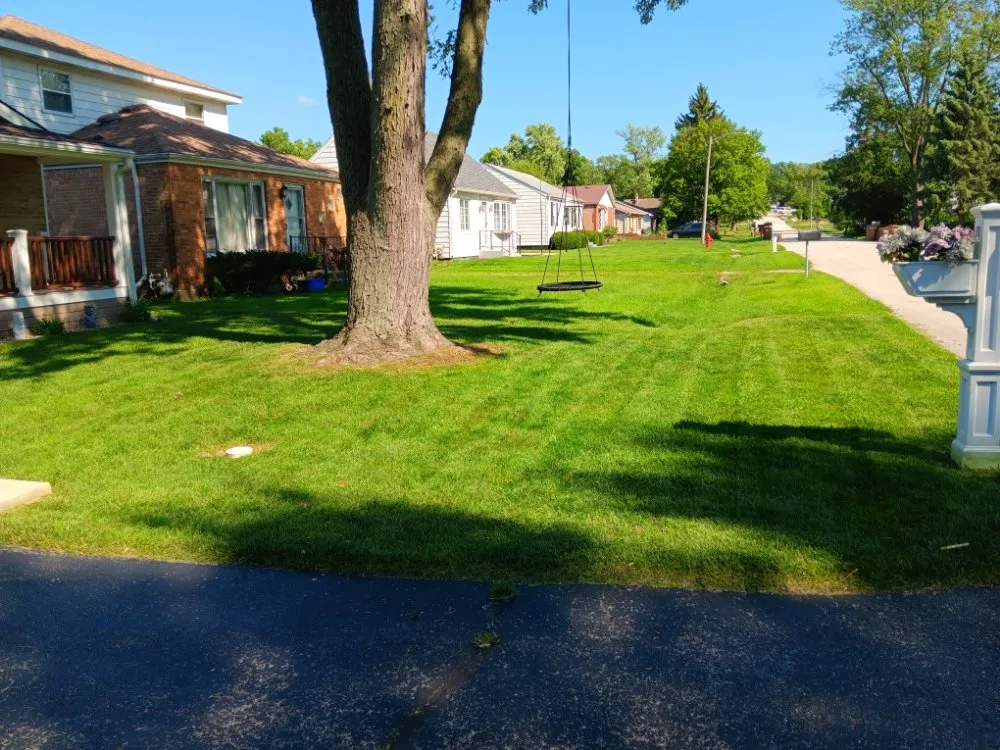 Local residential landscaping in Elmwood Park, IL by Ramirez Mowing & Garden