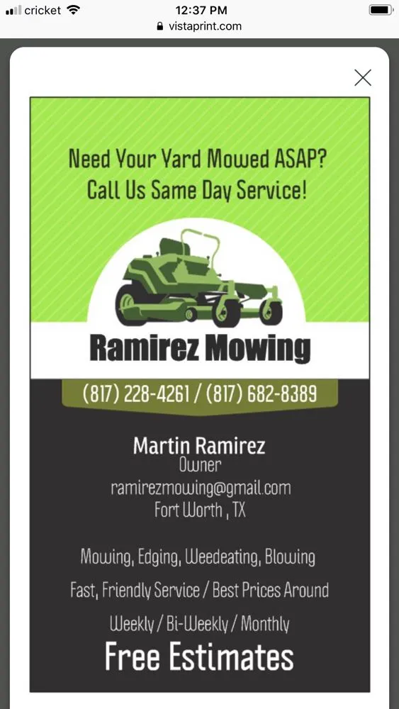 Expert outdoor landscaping with custom design in Fort Worth, TX by Ramirez Mowing