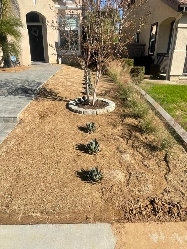 Expert landscape installation for homes in Ontario, CA by Ramirez Tree Service