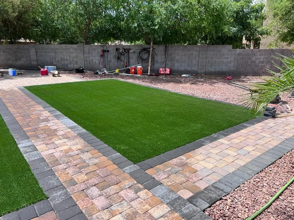 Local lawn mowing service for residential properties in El Mirage, AZ by Ramon Landscaping