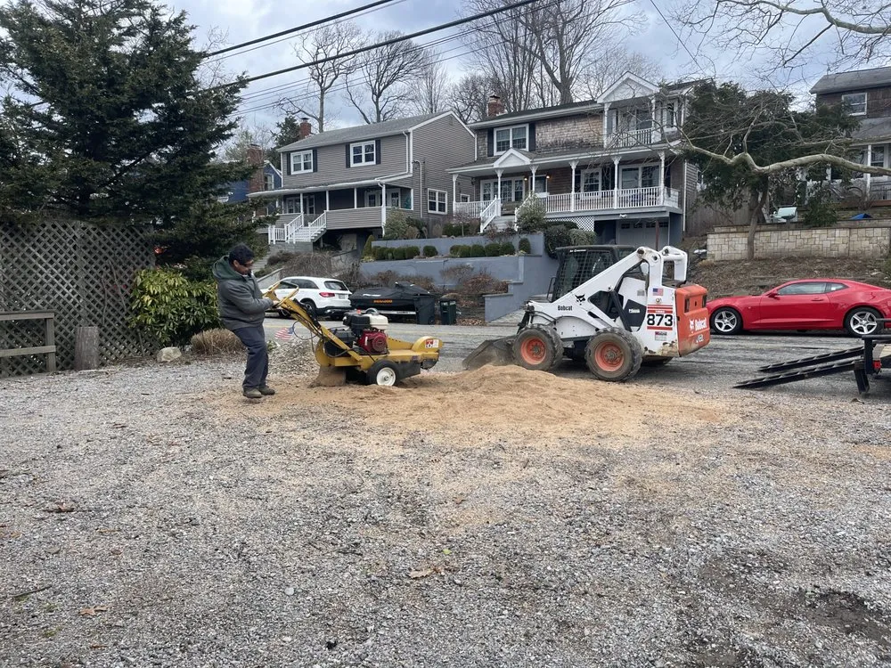 Professional landscape installation for residential properties in Huntington Station, NY by Ramon Landscaping