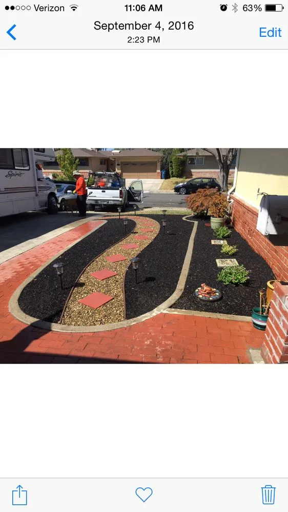 Trusted outdoor landscaping with custom design across Hayward, CA - Ramon Villanueva's Gardening and Maintenance Lawn Aeration
