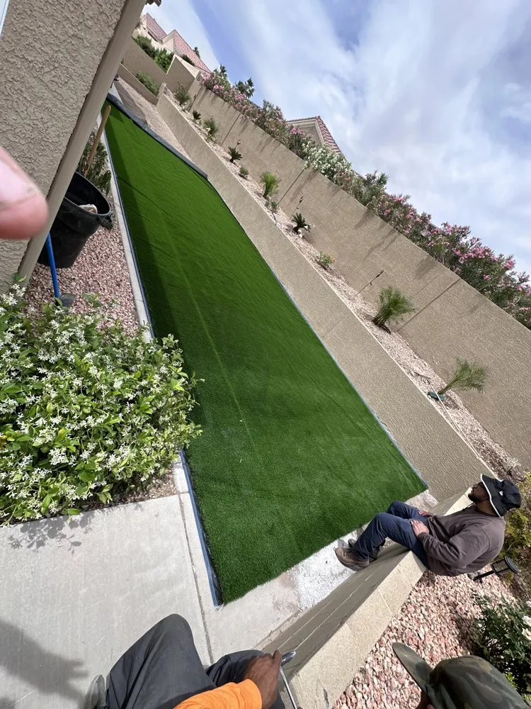 Professional lawn mowing service for beautiful yards in Las Vegas, NV by Ramon's Yard Maintenance