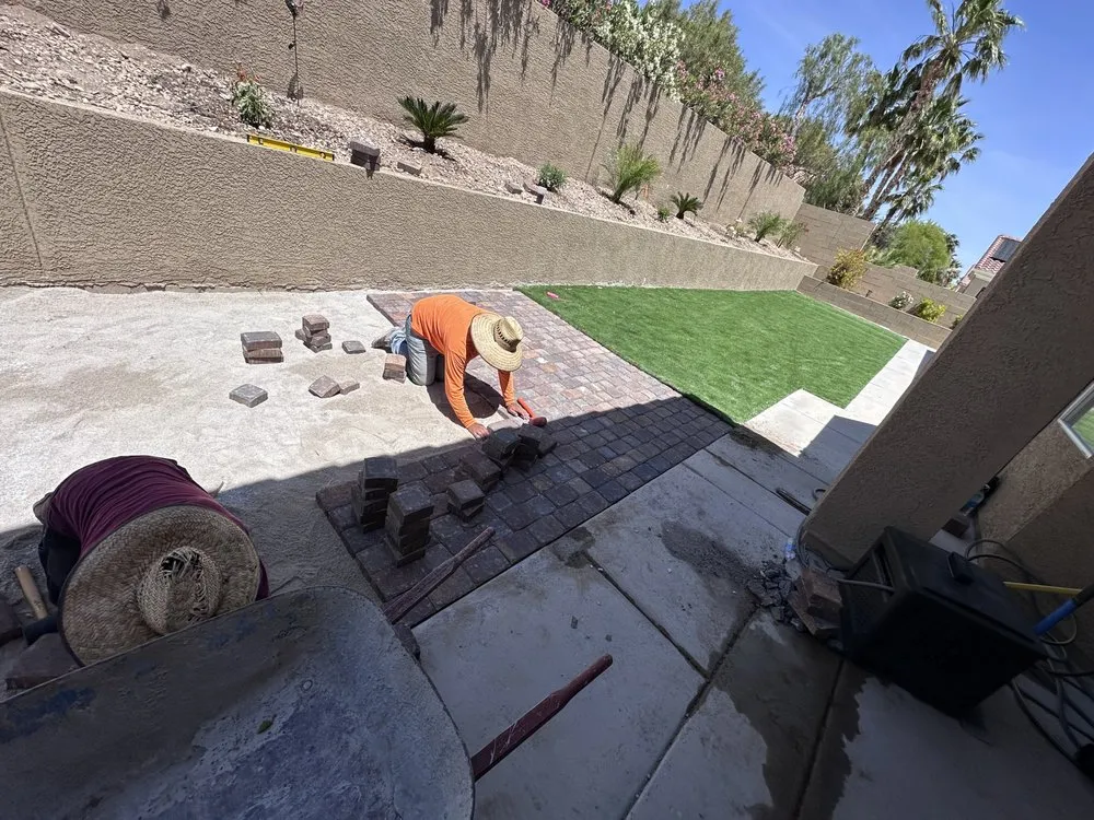 Expert lawn mowing service for homes in Las Vegas, NV by Ramon's Yard Maintenance