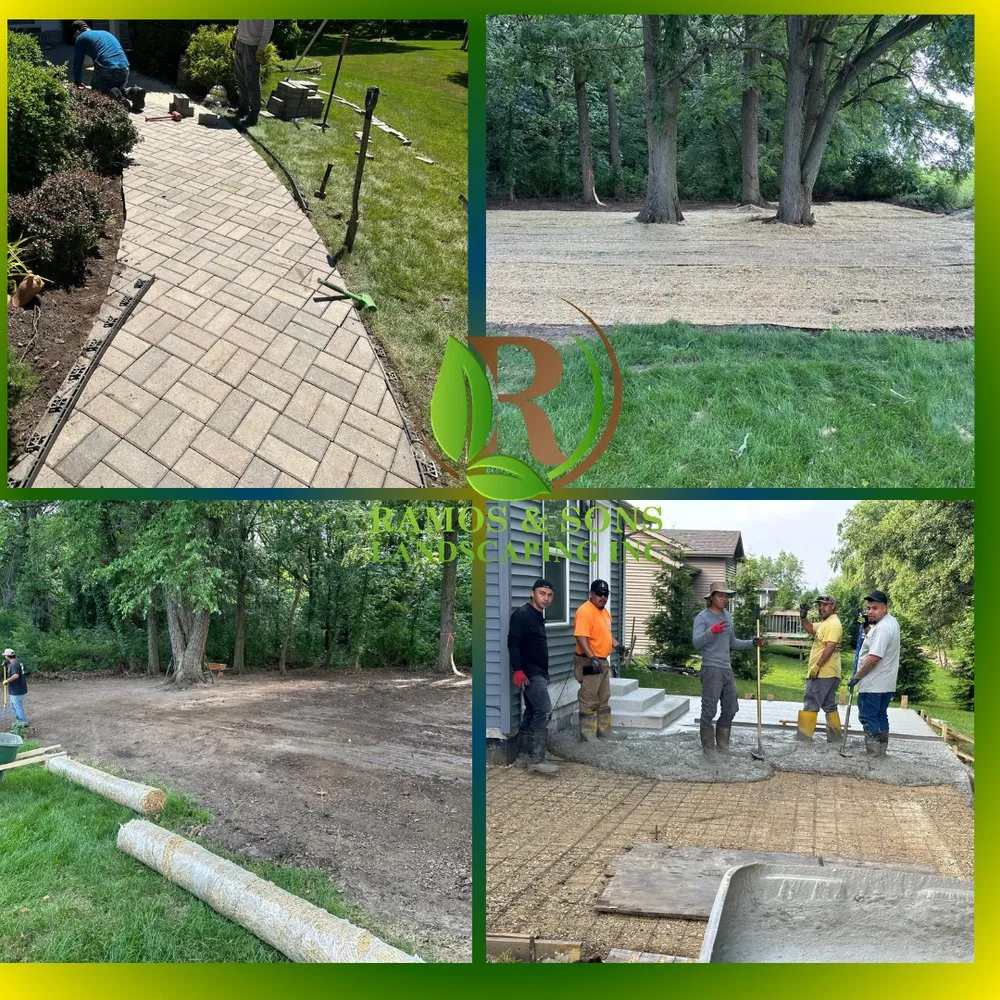 Top-rated lawn mowing service for outdoor upgrades in Rockford, IL by Ramos & Sons Landscaping