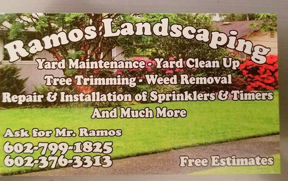 Affordable yard maintenance experts serving Phoenix, AZ - Ramos Concret & Landscaping