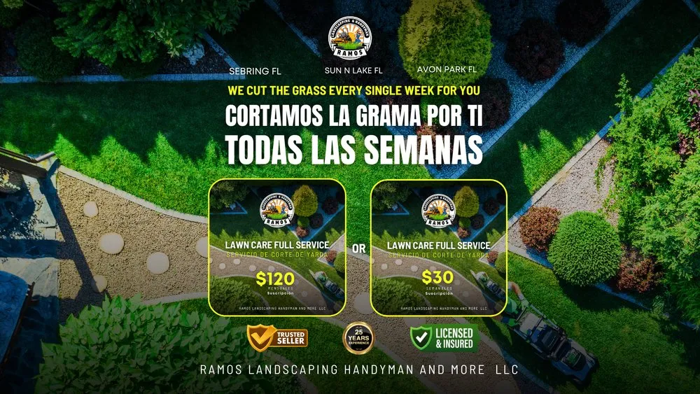 Local yard maintenance experts serving Sebring, FL - Ramos Landscaping Handyman & More