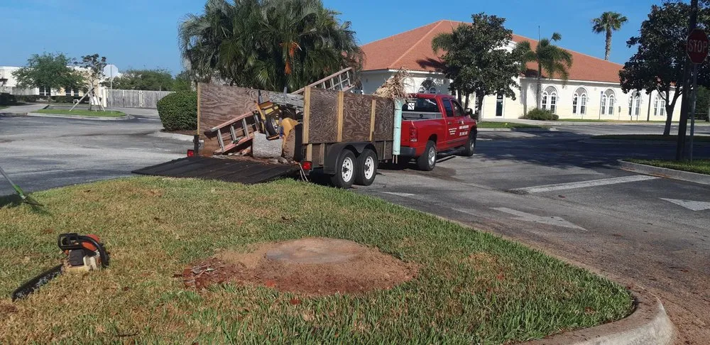 Professional landscape installation with custom design in Melbourne, FL by Ramos Landscaping