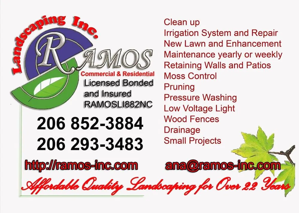 Custom landscape design in Seattle, WA - Ramos Landscaping