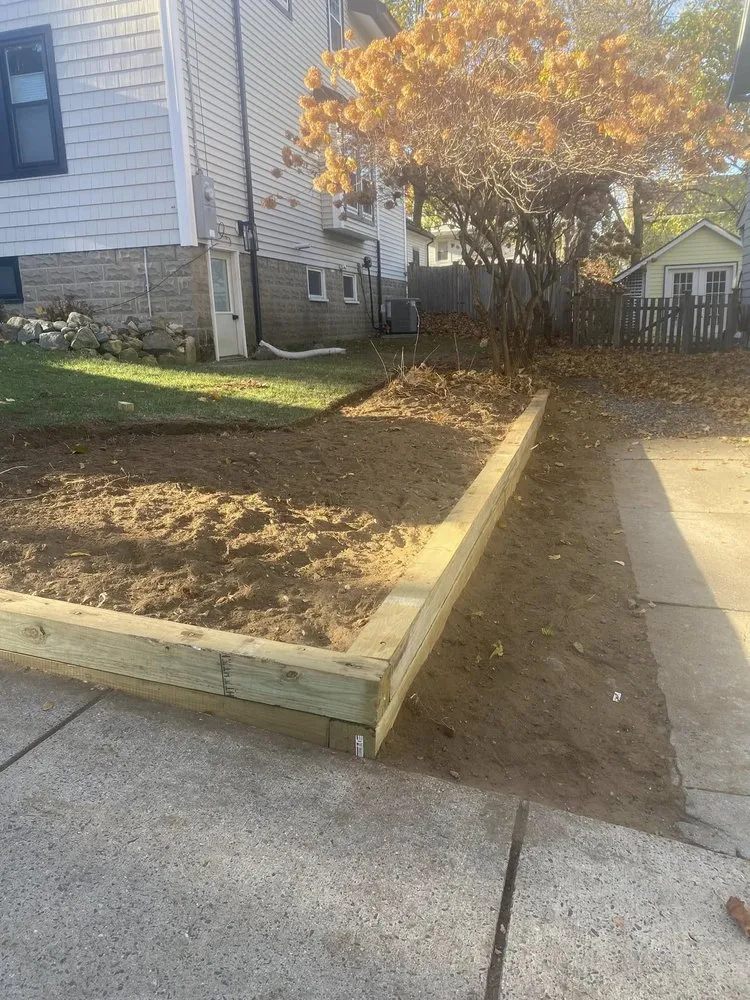 Professional outdoor landscaping with custom design across Revere, MA - Ramos Tree Planting & Landscaping