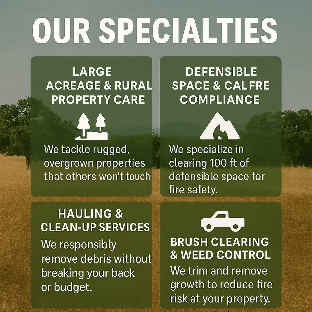 Local yard maintenance in Oroville, CA - Ranch Hands Yard & Haul