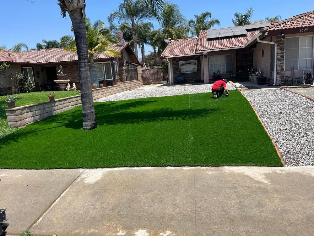 Custom landscape installation in Hemet, CA - Rancho Landscaping