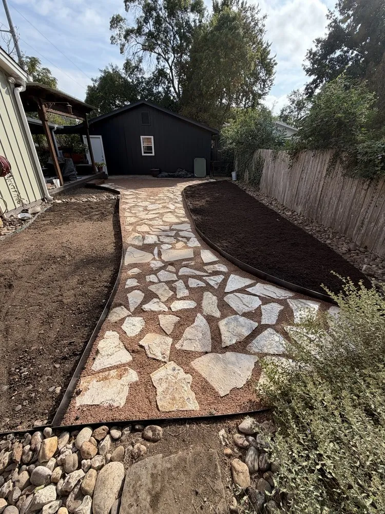 Professional outdoor landscaping in Adkins, TX by RanchRock Landscaping