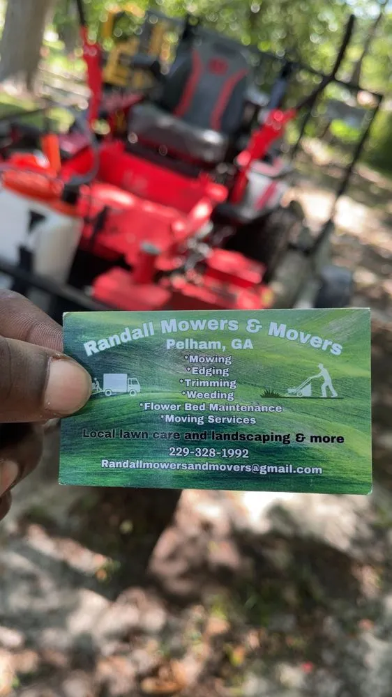 Reliable residential landscaping in Pelham, GA by Randall Mowers & Movers