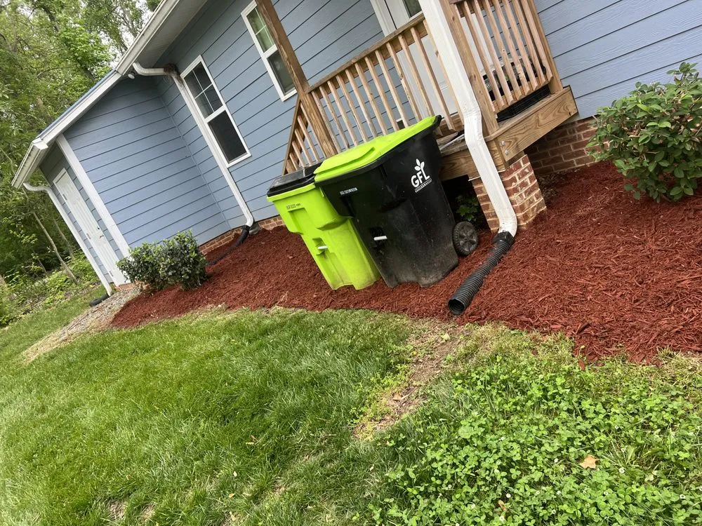 Custom lawn mowing service with custom design across Siler City, NC - Randall’s Lawncare and More