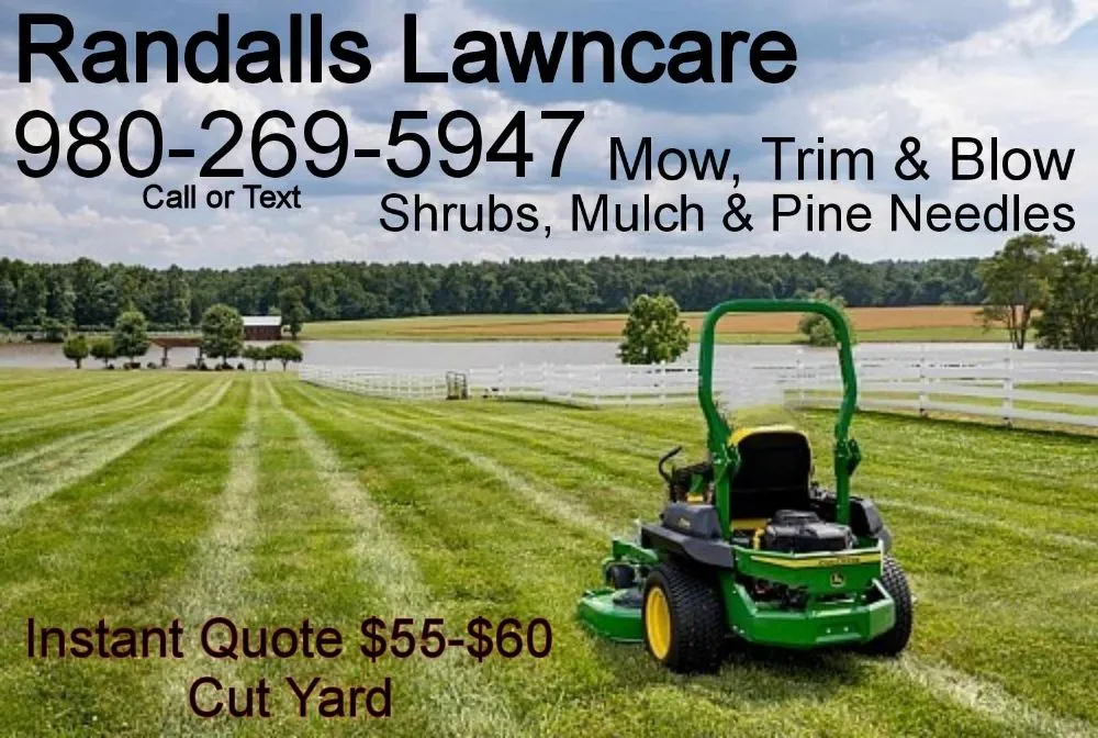 Custom yard cleanup service for homes in Marshville, NC by Randall's Lawncare