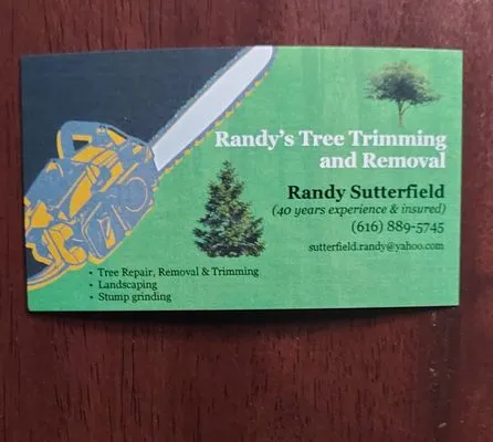 Randy's Tree Trimming and Removal Logo