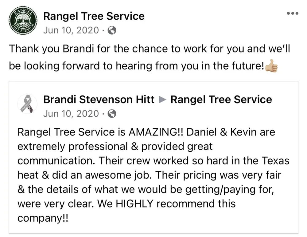Reliable landscaping services in Brookshire, TX - Rangel Tree Service