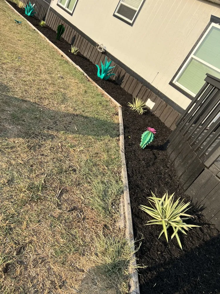 Expert landscape installation in Godley, TX by Rangel’s Landscaping And Welding