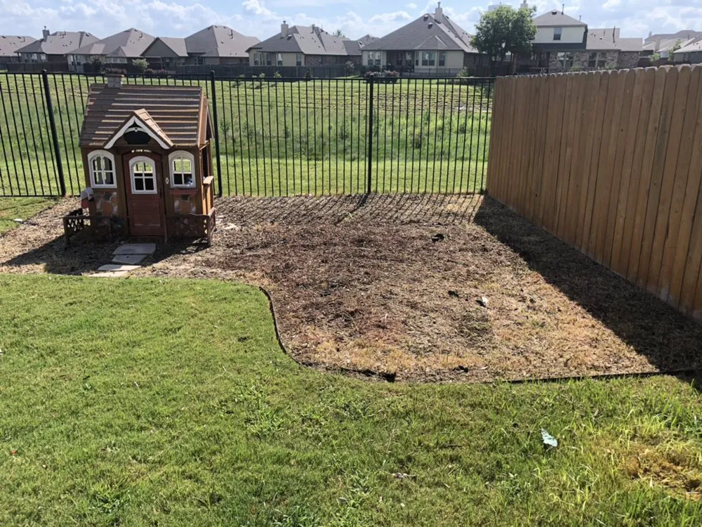 Custom garden landscaping for year-round maintenance in Round Rock, TX by Ranger Lawn Care