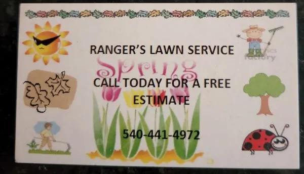 Rangers Lawn and Landscaping Logo