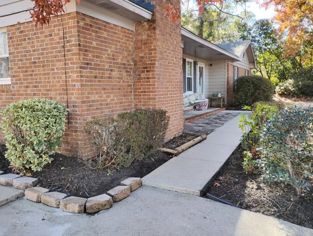 Affordable landscape installation in Rocky Point, NC by Ransom handyman & lawn care