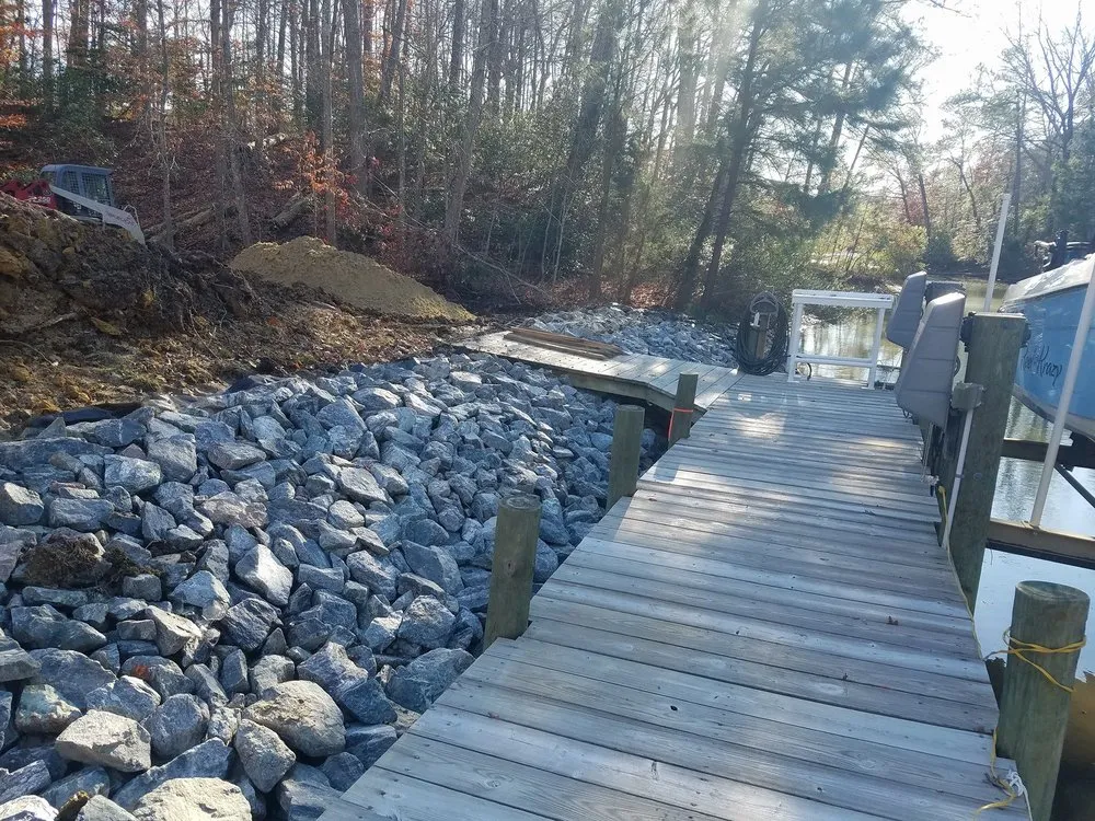 Custom landscaping services for outdoor upgrades in Weems, VA by Ransone's Nursery & Maintenance