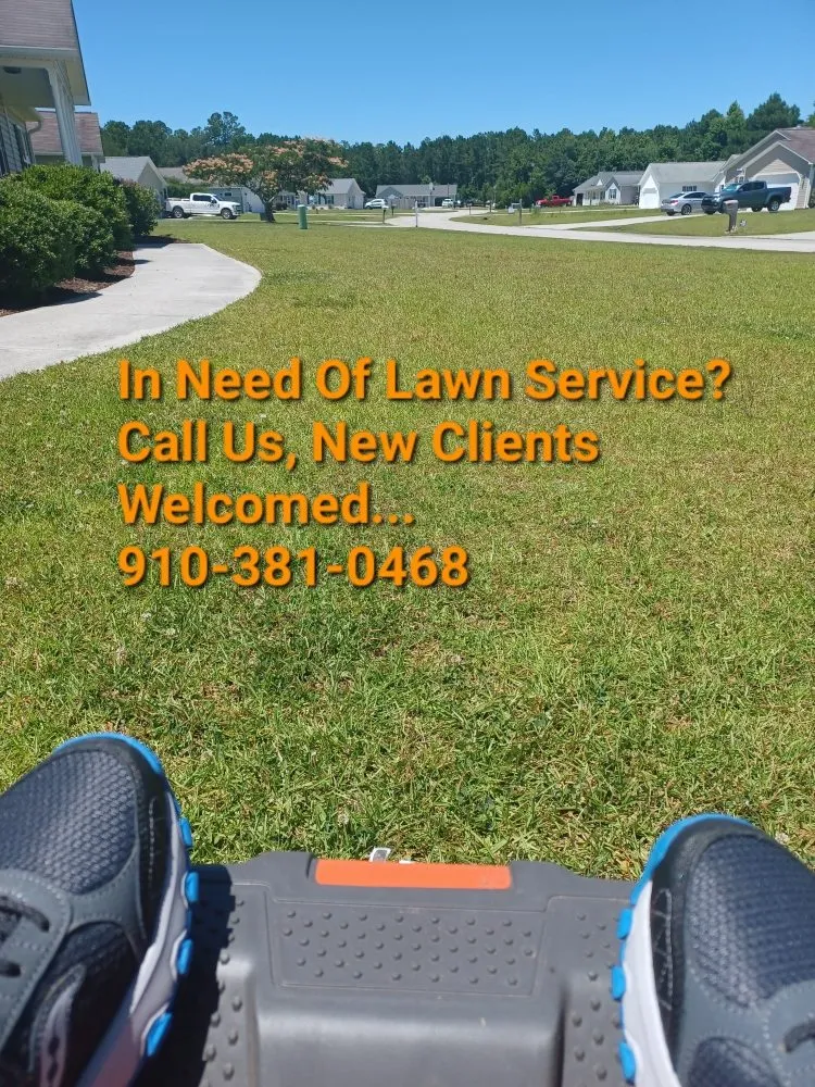 Affordable lawn mowing service with custom design in Hubert, NC by Ranzacts Lawn Service