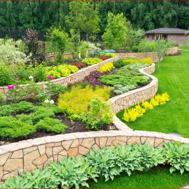 Custom lawn care service with custom design across Crest Hill, IL - Rapid Landscaping