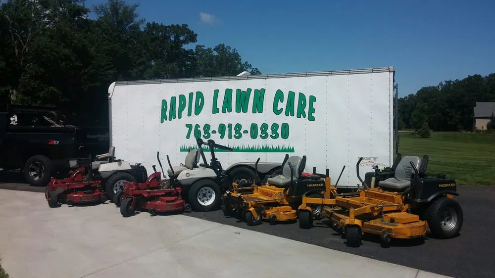 Reliable lawn care service with custom design in Oak Grove, MN by Rapid Lawn Care