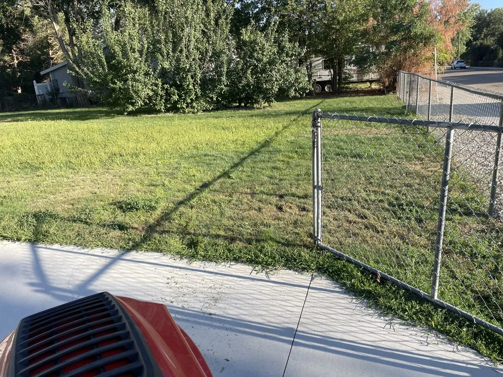 Custom landscape installation with custom design in Nampa, ID by Raptor Landscaping