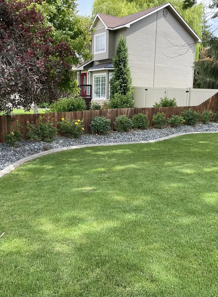 Local residential landscaping for beautiful yards in Nampa, ID by Raptor Landscaping