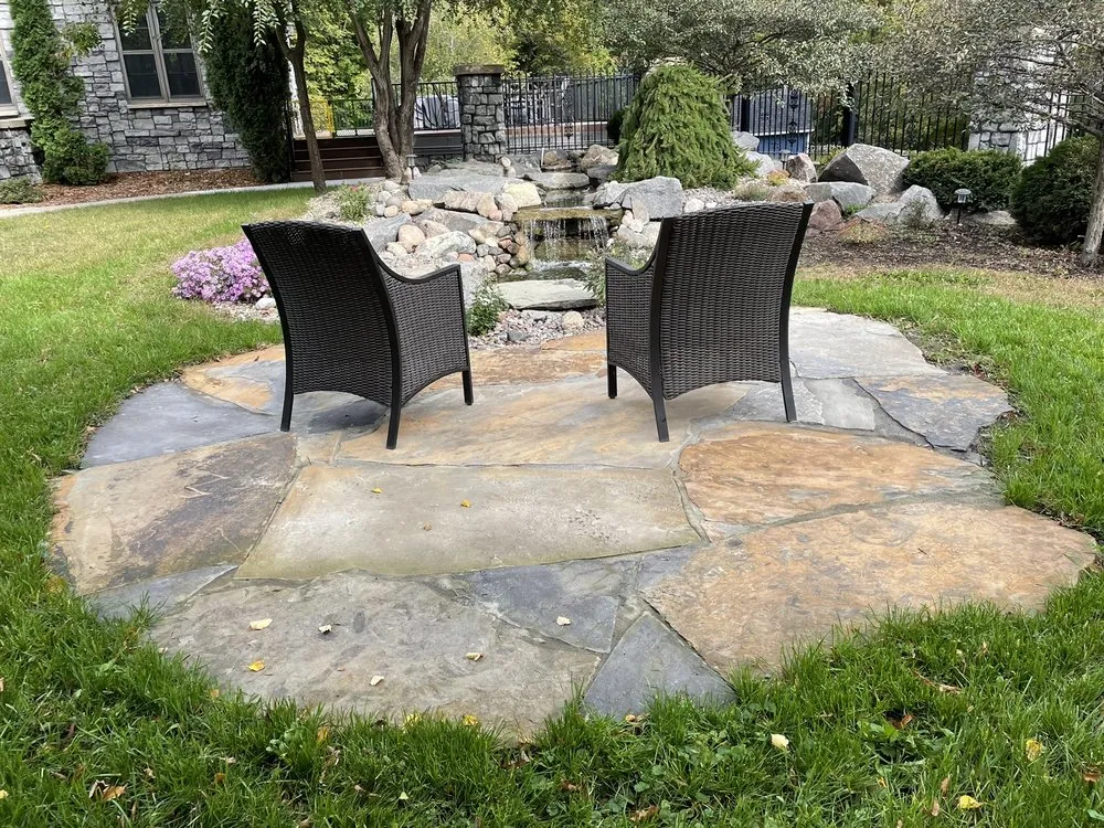 Custom landscape installation in Mound, MN - Rare Landscapes