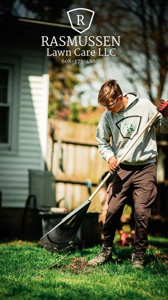 Local yard maintenance in Janesville, WI by Rasmussen Lawn Care