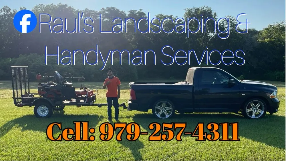 Top-rated landscape design experts serving El Campo, TX - Raul’s Landscaping & Handyman Services