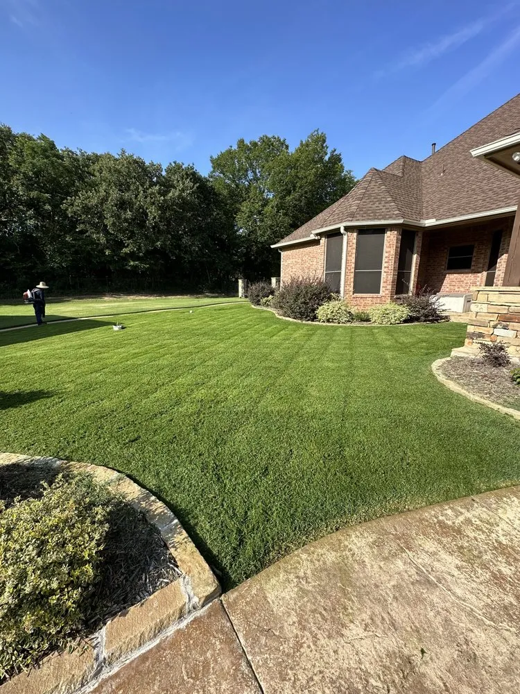 Top-rated landscape installation in Fort Worth, TX by Rauls Lawn Care