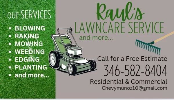 Raul's Lawncare Logo