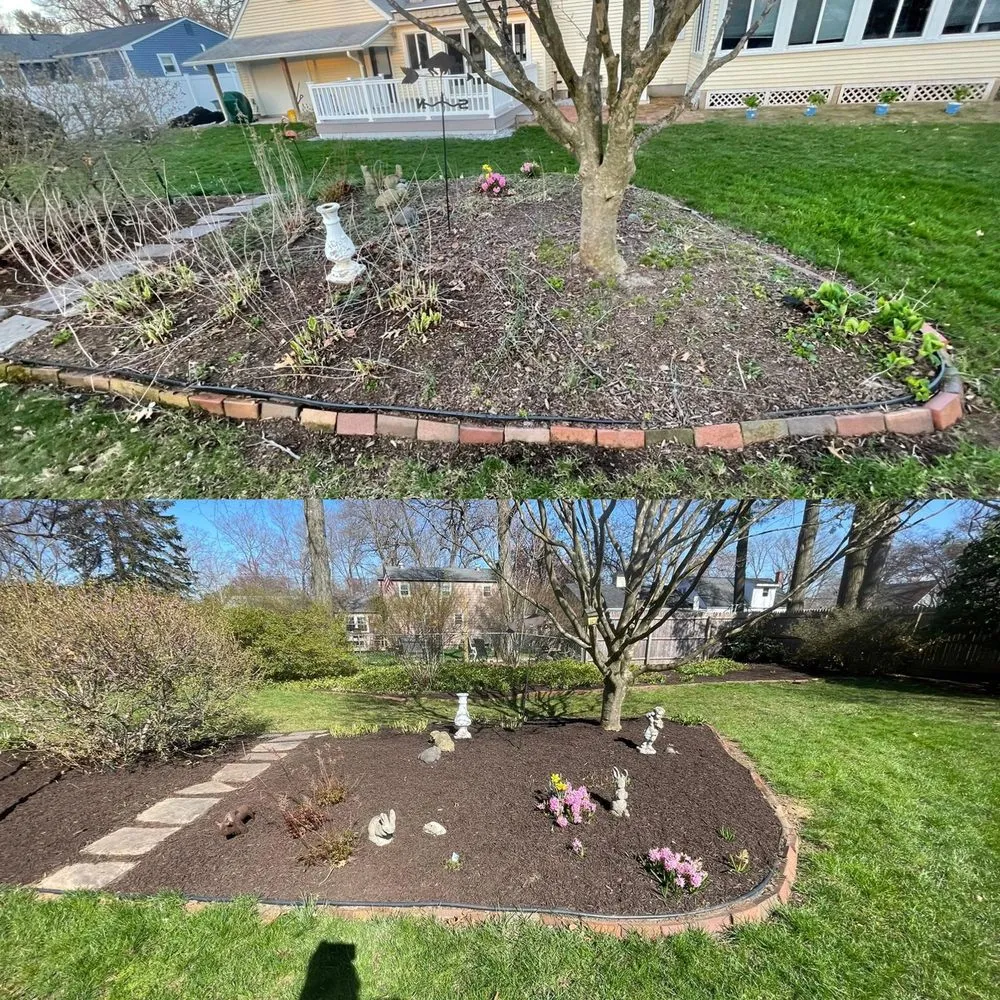 Professional garden landscaping for beautiful yards in West Hartford, CT by Raupp Landscape
