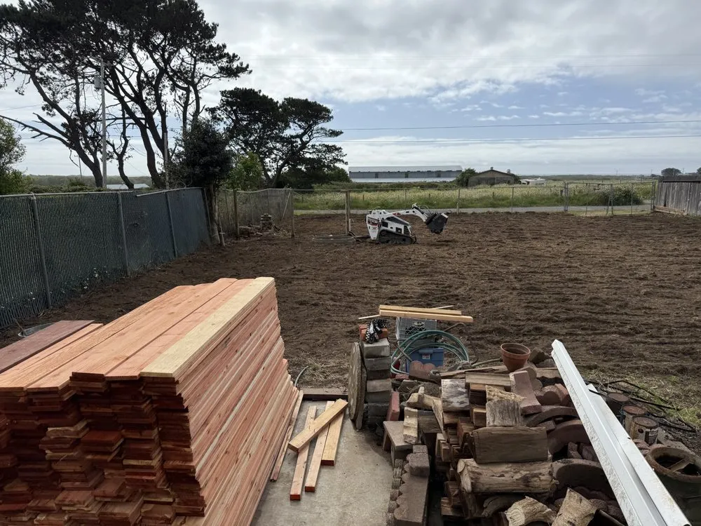 Local lawn mowing service with custom design in Arcata, CA by Rawsuns' Landscaping